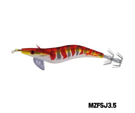 MAZUZEE - Cloth Squid Jig Lure with Glow (3.5)