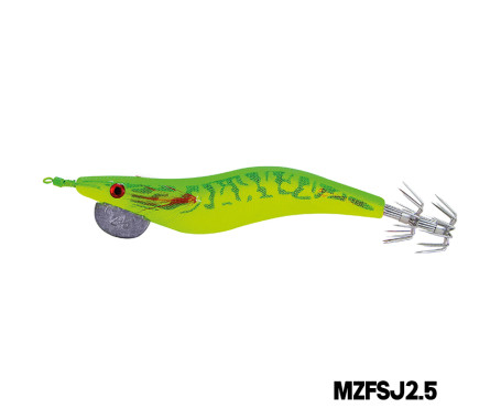 MAZUZEE - Cloth Squid Jig Lure with Glow (2.5)
