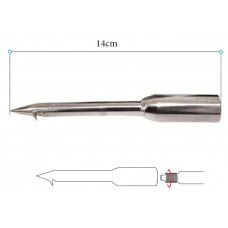 Single Stainless Steel Spearhead - Round Shape - MZFAST-1