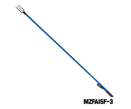 MAZUZEE - Iron-Blue Aluminum Spear  (Telescopic Round Head)