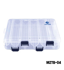 Double Sided Fishing Tackle Box - 10 Compartments