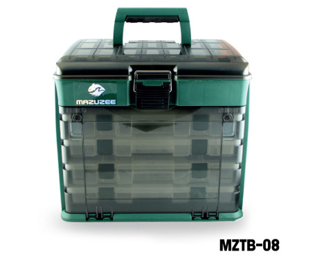 MAZUZEE - Four Drawer Fishing Tackle Box 