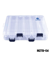 MAZUZEE - Double Sided Fishing Tackle Box - 10 Compartments