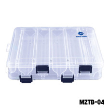 MAZUZEE - Double Sided Fishing Tackle Box - 10 Compartments