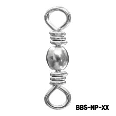 MAZUZEE - Brass Barrel Swivel-Nickel Plated