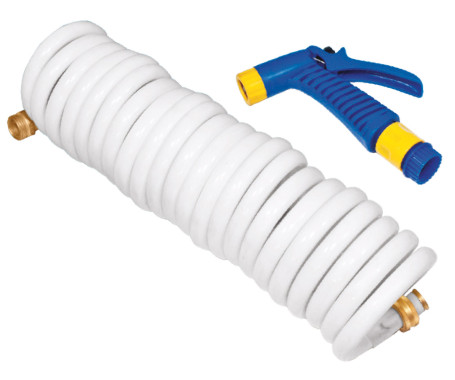 Coiled Hose With Nozzle - 62394