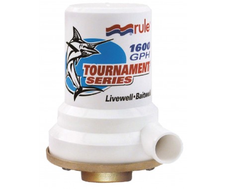 Tournament Series Bronze Base 1600 GPH (6054 LPH) Livewell Pump - 209B
