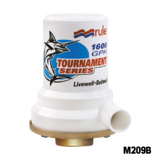 RULE - Tournament Series Bronze Base 1600 GPH (6054 LPH) Livewell Pump