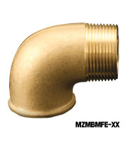 90° Brass Elbow (Male / Female)