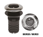 CANSB - Thru Hull with Stainless Steel Cover and Valve