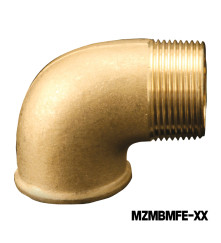 90° Brass Elbow (Male / Female)