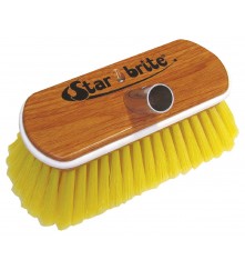 Soft Wash Brush - Wood Block 8" with Bumper Brush (Yellow) - 040170