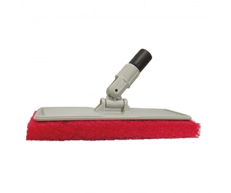 Flexible Head Scrubber with Large Red Pad - 040124