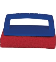 Scrub Pad with Handle (Medium) Red - 040130