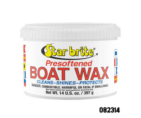 Star Brite Presoftened Boat Wax (Cleans-Shines-Protects) 