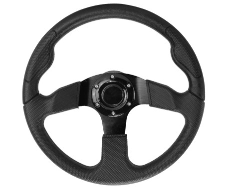 AAA - Steering Wheel (With PU Sleeves) - BLACK