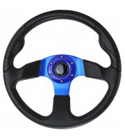 Steering Wheel (With PU Sleeves) - BLUE