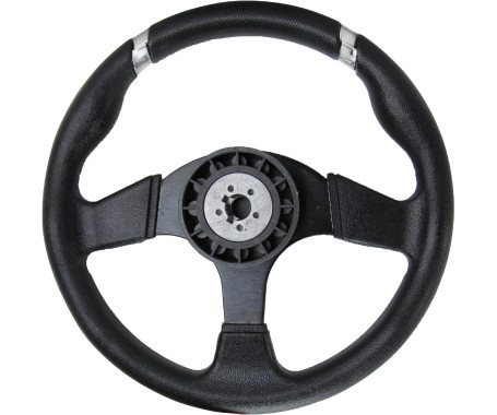 AAA - Steering Wheel (With PU Sleeves) - BLUE/BLACK