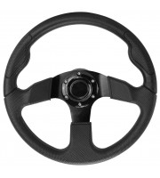 Steering Wheel (With PU Sleeves) - BLACK