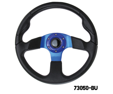 AAA - Steering Wheel (With PU Sleeves) - BLUE