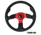 AAA - Steering Wheel (With PU Sleeves) - RED