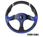 AAA - Steering Wheel (With PU Sleeves) - BLUE/BLACK
