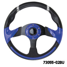 AAA - Steering Wheel (With PU Sleeves) - BLUE/BLACK