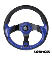 AAA - Steering Wheel (With PU Sleeves) - BLUE/BLACK