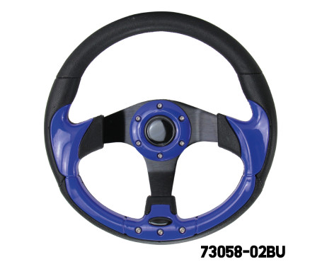 AAA - Steering Wheel (With PU Sleeves) - BLUE/BLACK AAA - Steering Wheel (With PU Sleeves) - BLUE/BLACK