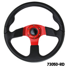 AAA - Steering Wheel (With PU Sleeves) - RED