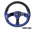 AAA - Steering Wheel (With PU Sleeves) - BLUE/BLACK
