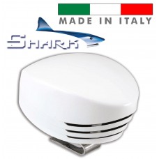SHARK Single Horn - White Plastic; Blister