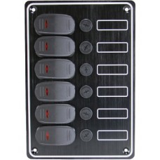 6 Gang Switch Panel Model: 10067