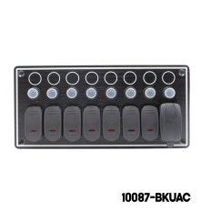 AAA - 7 Switches + 1 USB Port Switch Panel ( Type A + Type C)