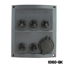 AAA - 5 Gang Switch Panel (With SOCKET)