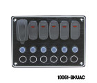 AAA - 5 Gang Switch Panel - With USB Ports ( Type A + Type C) AAA - 5 Gang Switch Panel - With USB Ports ( Type A + Type C)