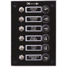 6 Gang Switch Panel Model: 10060