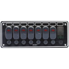 7 Gang Switch Panel - With USB Port     