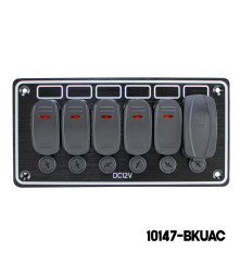 AAA - 5 Gang Switch Panel - With USB Ports ( Type A + Type C)