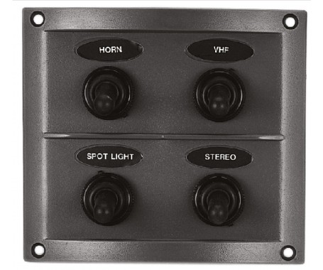 4 Gang Switch Panel Model: 10044