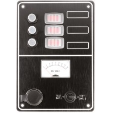 3 Gang Switch Panel Model: 10034-BK