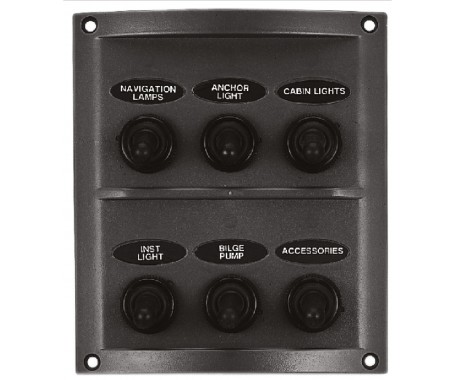 6 Gang Switch Panel Model: 10064