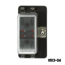 AAA - 4 Gang Mini Blade Fuse Holder