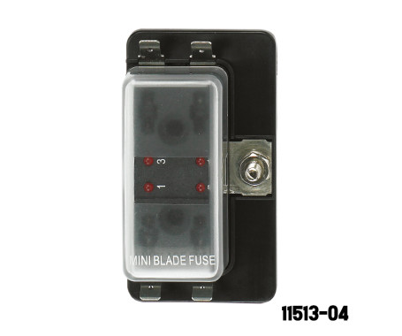 AAA - 4 Gang Mini Blade Fuse Holder AAA - 4 Gang Mini Blade Fuse Holder