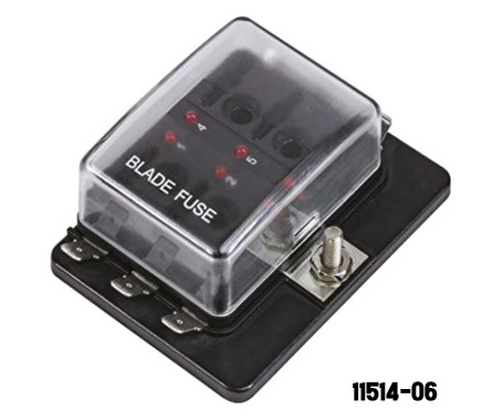 AAA - 6 Gang Blade Fuse Holder AAA - 6 Gang Blade Fuse Holder