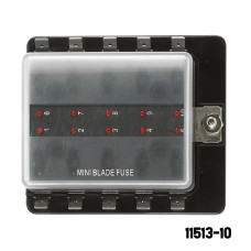 AAA - 10 Gang Mini Blade Fuse Holder