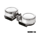 MAZUZEE - Stainless Steel Compact Horn (Dual) MAZUZEE - Stainless Steel Compact Horn (Dual)