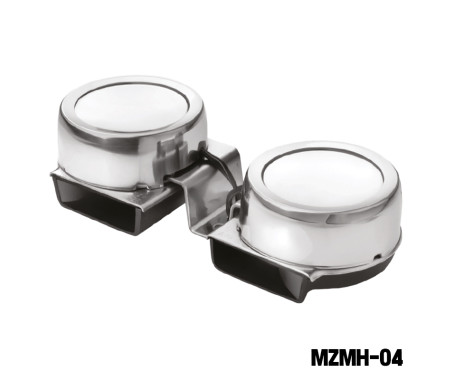 MAZUZEE - Stainless Steel Compact Horn (Dual) MAZUZEE - Stainless Steel Compact Horn (Dual)