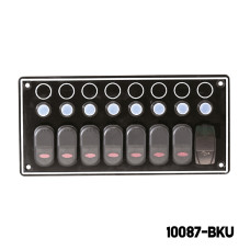 AAA - 7 Switches + 1 USB port Switch Panel