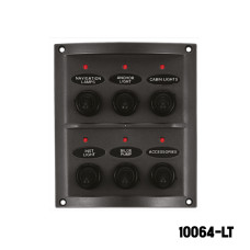 AAA - 6 Gang Switch Panel - With LED Indicators
